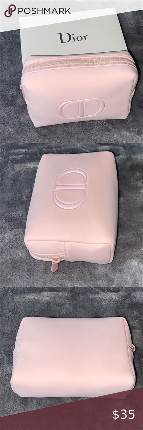 dior pink bag small|christian dior makeup bag pink.